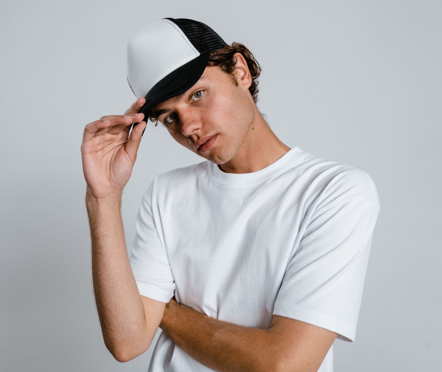 Rarifly Air plain t-shirt laid flat photography, minimalist design